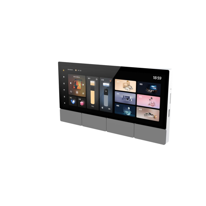 HUGOLED Tuya Smart Okosotthon Központi Panel S2 960p LCD érintőkijelző, Zigbee, WiFi, LAN, BLE, RS485