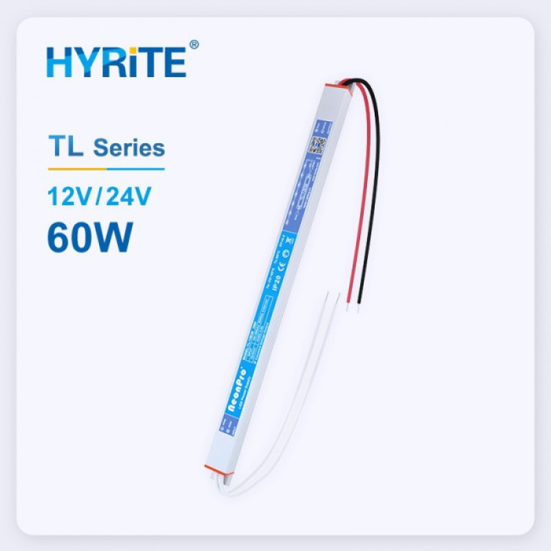 Hyrite szuper keskeny (SLIM) tápegység 12VDC 60Watt 5A IP20
