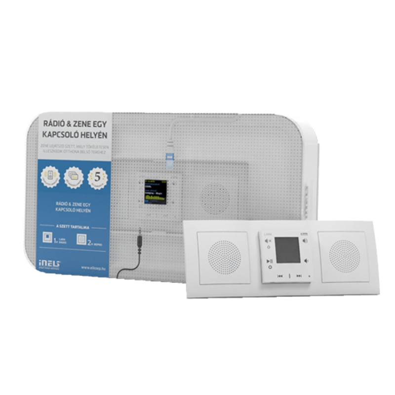 INELS 5475 Rádió és zene egy kapcsolónyi felületen szett