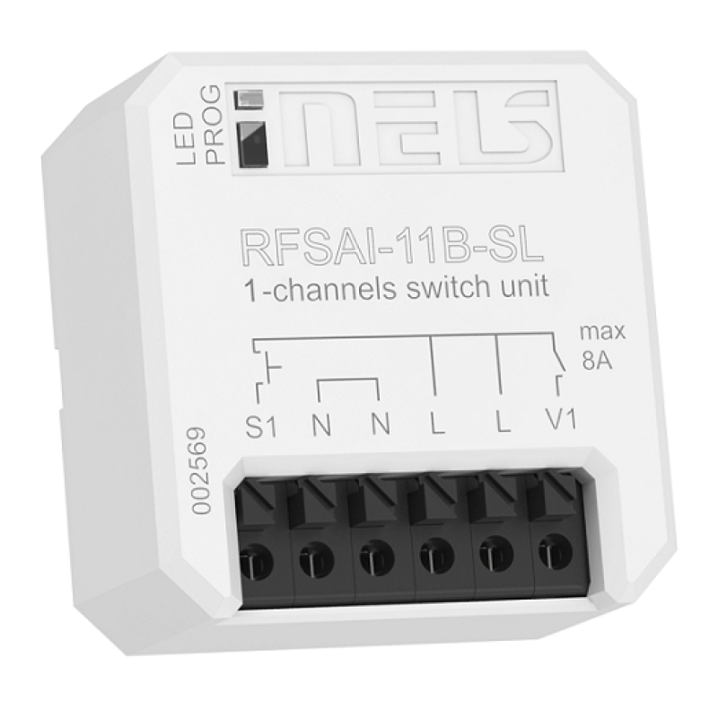 RFSAI-11B-SL Egyfunkciós kapcsolóeszköz nyomógomb bemenettel