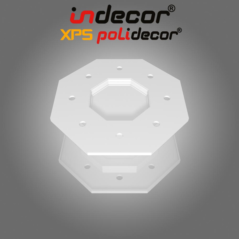 120cm nyolcszög álmennyezet sziget test világítástechnikai felszereltség nélkül