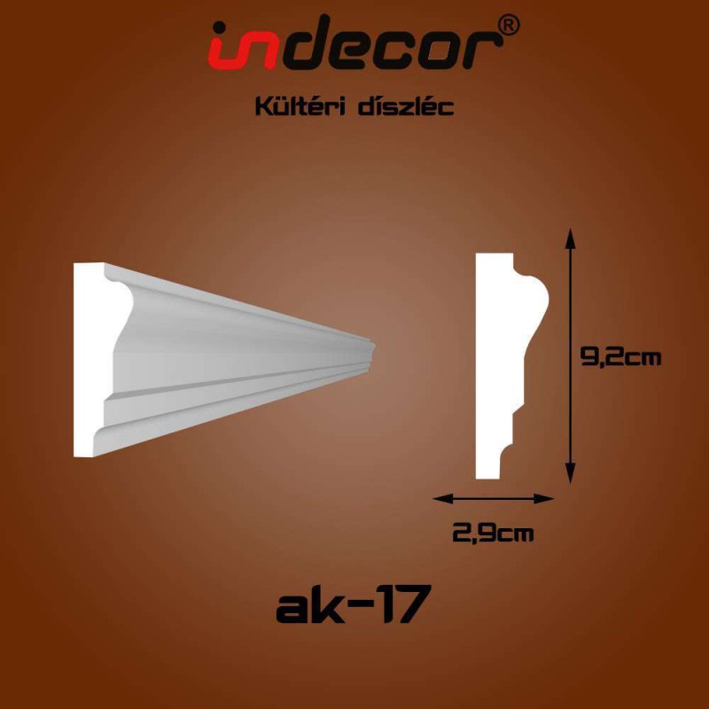 AK-17 Kültéri ablak keret díszléc