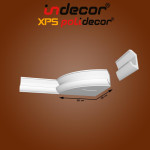 LED stukkó sarokelem