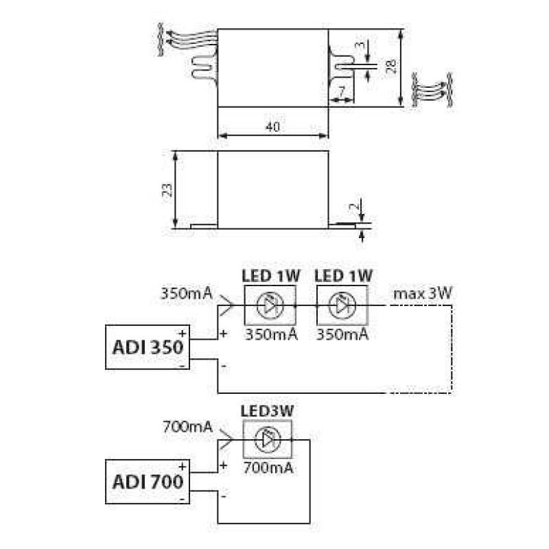 ADI 350 1-3W