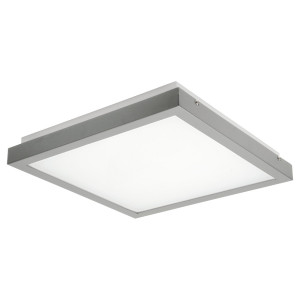 TYBIA LED 38W 3800lm NW 4000K (Természetes fehér) acélszürke négyzet mennyzeti lámpa 410x410mm - KANLUX 24640