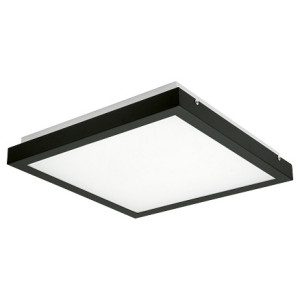 TYBIA LED 38W 3800lm NW 4000K (Természetes fehér) fekete négyzet mennyzeti lámpa 410x410mm - KANLUX 24642
