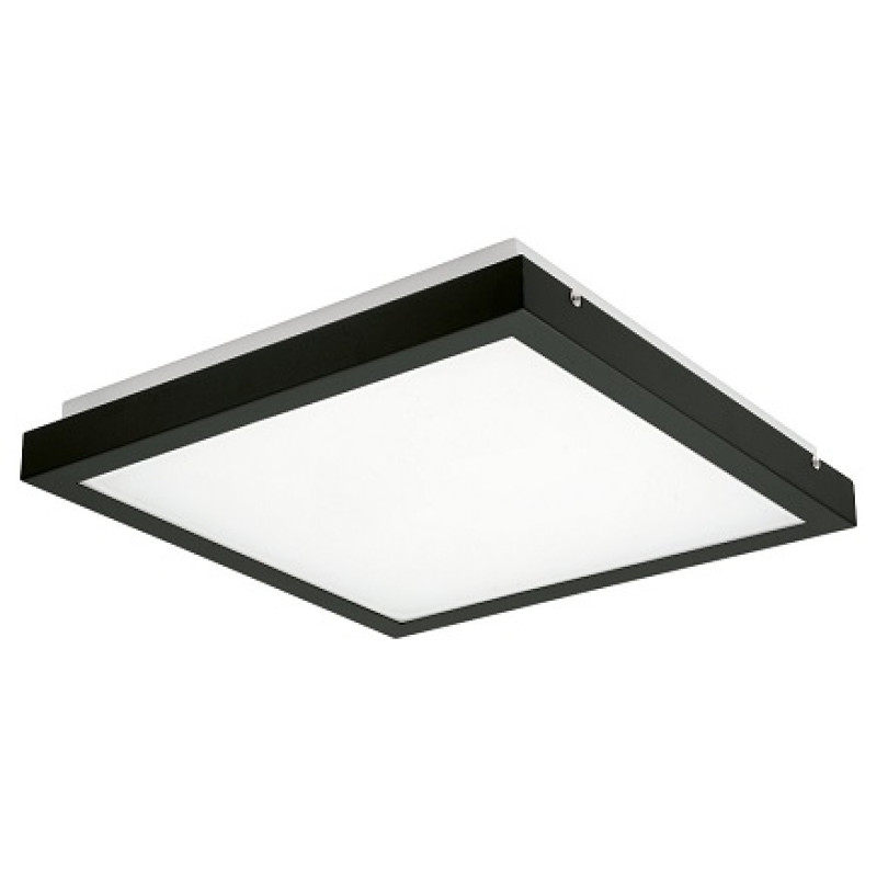 TYBIA LED 38W 3800lm NW 4000K (Természetes fehér) fekete négyzet mennyzeti lámpa 410x410mm - KANLUX 24642
