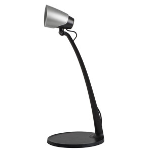 SARI asztali lámpa led fényforrással fekete/ezüst