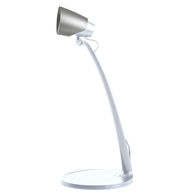 SARI asztali lámpa led fényforrással fehér/ezüst