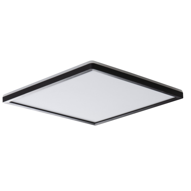 AZPO LED mennyezeti lámpa négyzet fekete 22W 2350lm 4000K Természetes fehér IP54 420x420mm - KANLUX 31511