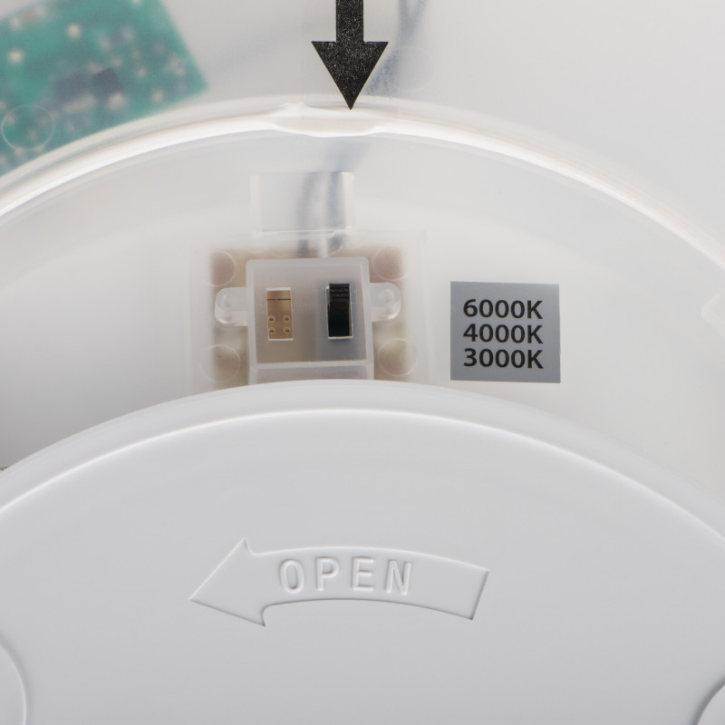 AZPO LED mennyezeti lámpa négyzet fehér 17.5W 1800lm CCT IP54 300x300mm - KANLUX 31532