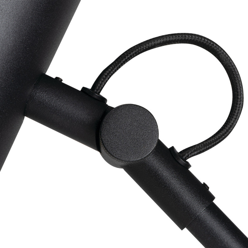 AGZAR E14 asztali lámpa fekete