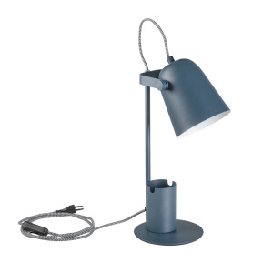 RAIBO E27 asztali lámpa kék