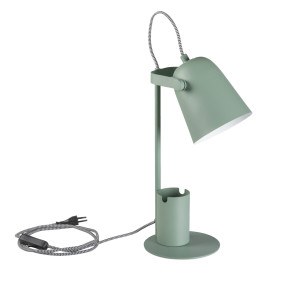 RAIBO E27 asztali lámpa zöld