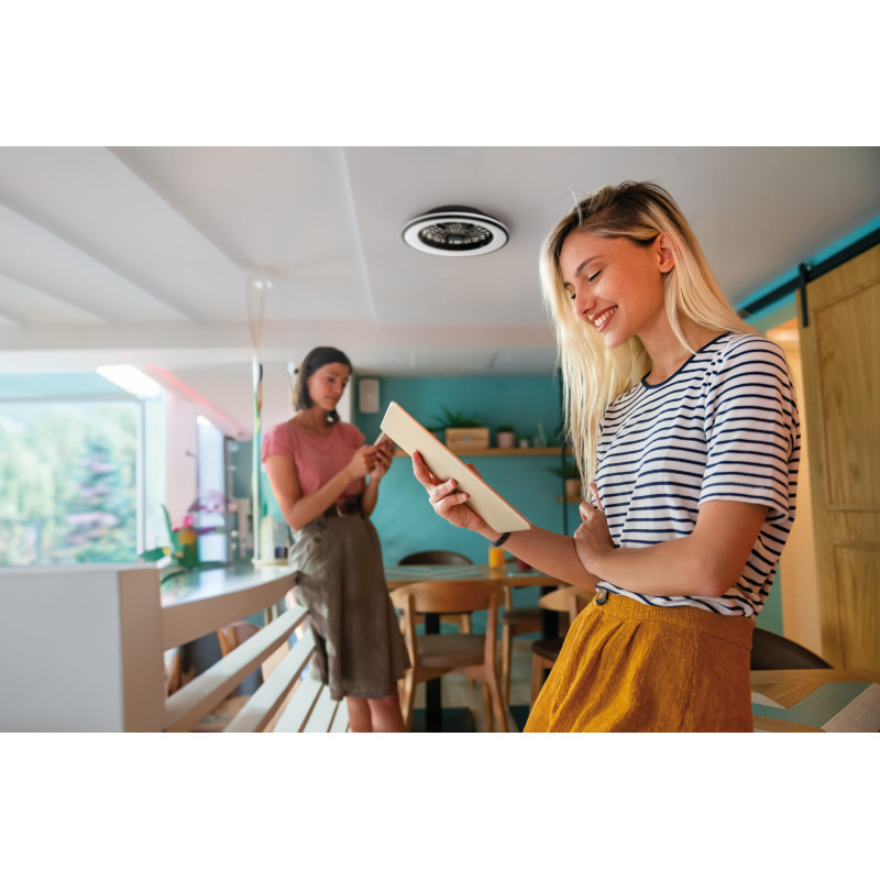 PLAVE LED CCT mennyezeti lámpa és ventilátor távirányítóval