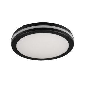 BENO ECO LED 30W CCT állítható fényű 3000K/4000K/6500K IP65 fekete kültéri mennyezeti lámpa - KANLUX 38385