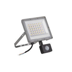 Kanlux ACETE 30W CCT SE GR LED mozgásérzékelős reflektor IP65 3000K/4000K/6500K 2400-3240 lm - Szürke