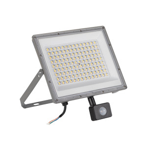 Kanlux ACETE 100W CCT SE GR LED mozgásérzékelős reflektor IP65 3000K/4000K/6500K 8500-10800 lm - Szürke