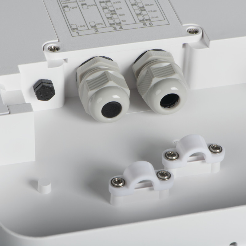 BENO 24-30W 4510lm CCT IP65 fehér kerek kültéri mennyezeti lámpa mozgásérzékelővel - KANLUX 38785