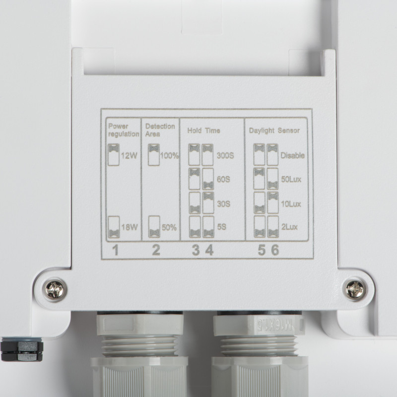 BENO 24-30W 4510lm CCT IP65 fehér kerek kültéri mennyezeti lámpa mozgásérzékelővel - KANLUX 38785