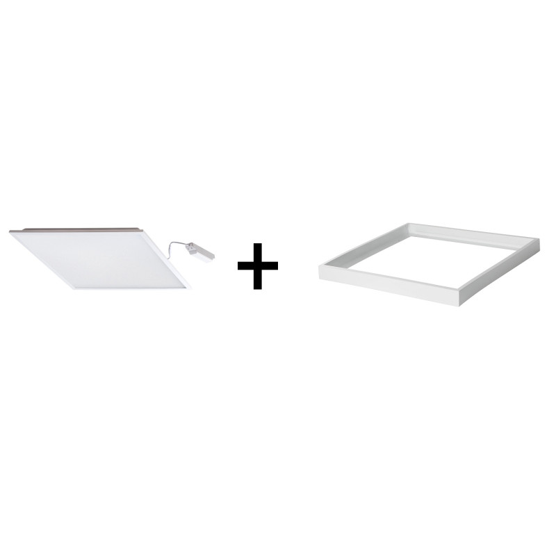 BLINGO BL U 50 darabos Szett LED panel és kiemelő keret 34W 4080lm 4000K (Természetes fehér) UGR19 60x60cm - KANLUX E37173