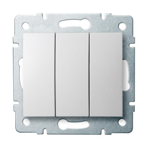 MOWION LOGI 02-1090-102 Fehér Hármas csillárkapcsoló