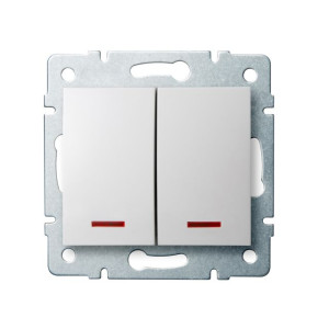 MOWION LOGI 02-1120-102 Fehér Jelzőfényes csillárkapcsoló