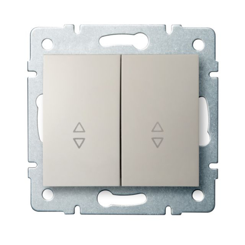MOWION LOGI 02-1060-103 Krém (Beige) Dupla alternatív kapcsoló