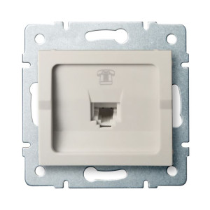 MOWION LOGI 02-1370-003 Krém (Beige) Telefon csatlakozó aljzat