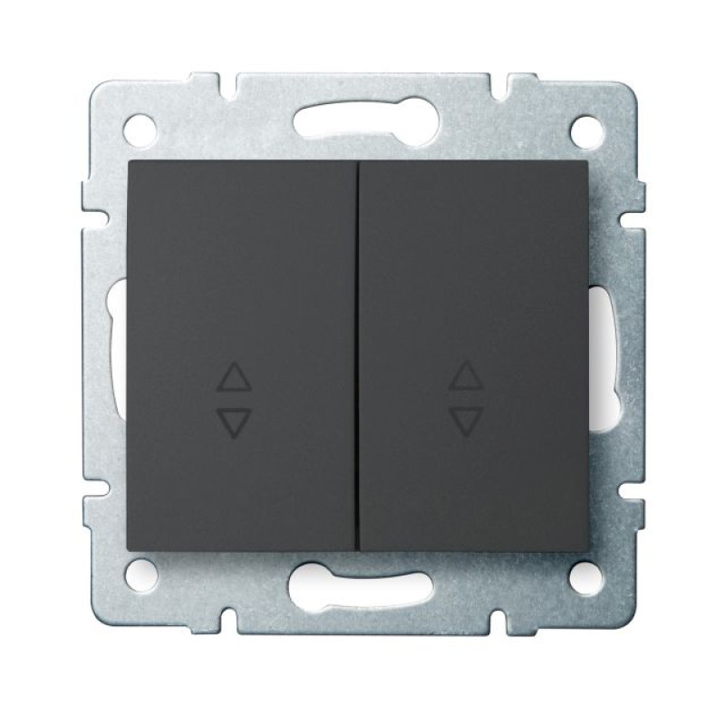 MOWION LOGI 02-1060-141 Grafit Dupla alternatív kapcsoló