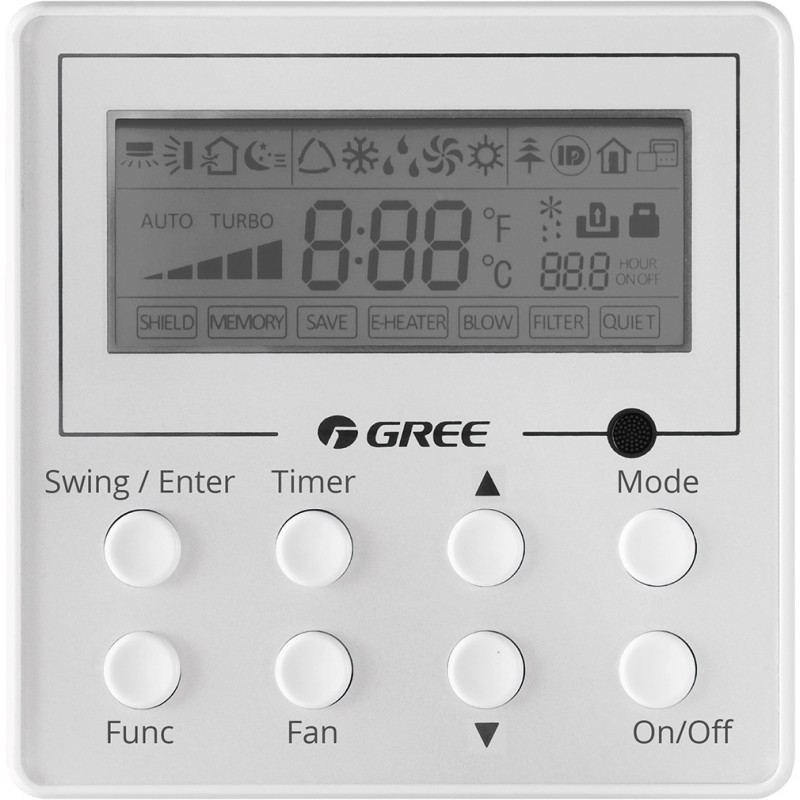 GREE Fali vezetékes távirányító XK117