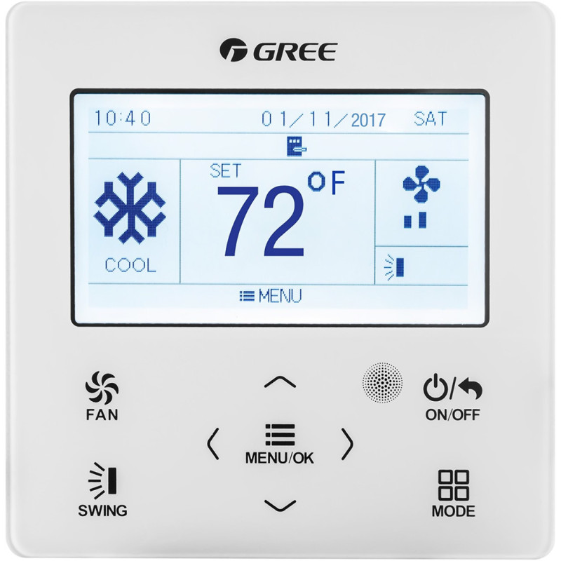 GREE Fali vezetékes távirányító XK76