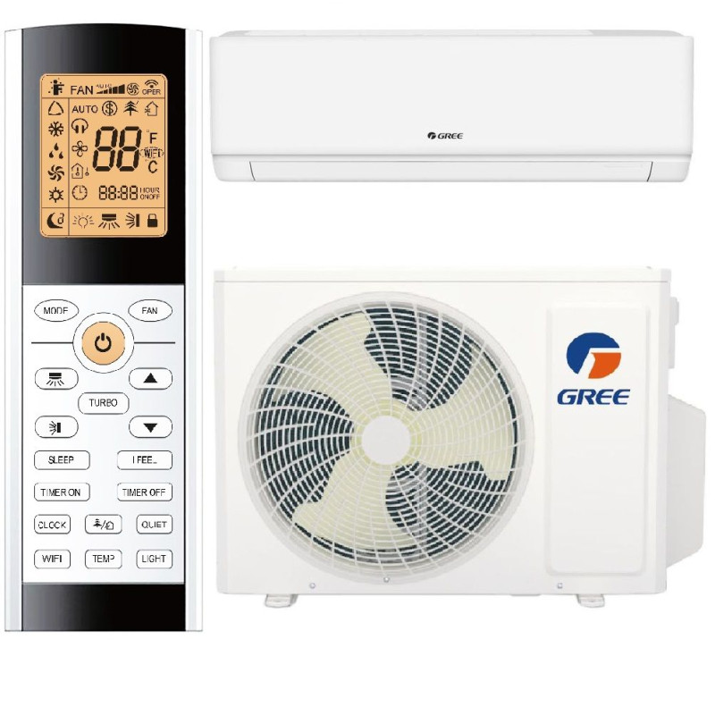 GREE Cosmo inverter 5,1 kW Split klíma szett Wi-Fi, 3D légáram