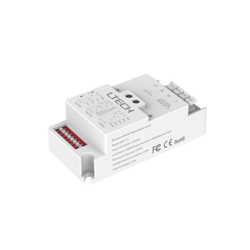 Mikrohullámú Érzékelő és Kapcsoló Relé On / Off