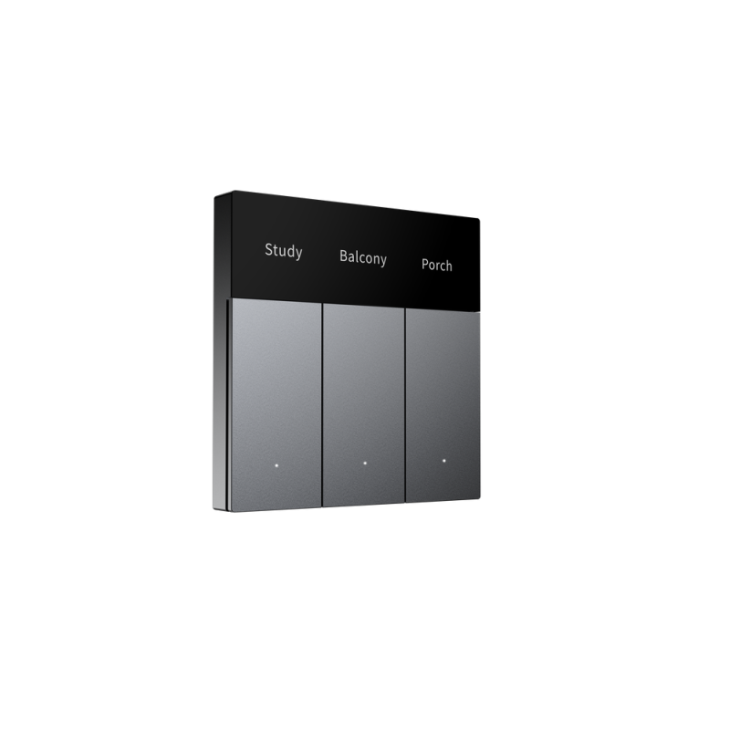 Super Intelligens Kapcsoló LCD Kijelző 6-Csatorna SZŰRKE