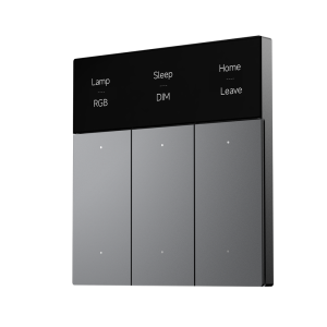 Super Intelligens Kapcsoló LCD Kijelző 6-Csatorna SZŰRKE