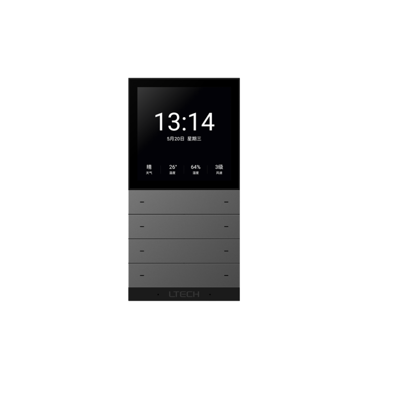 Super Smart PRO Központi Vezérlő Panel 8-Csatorna SZŰRKE