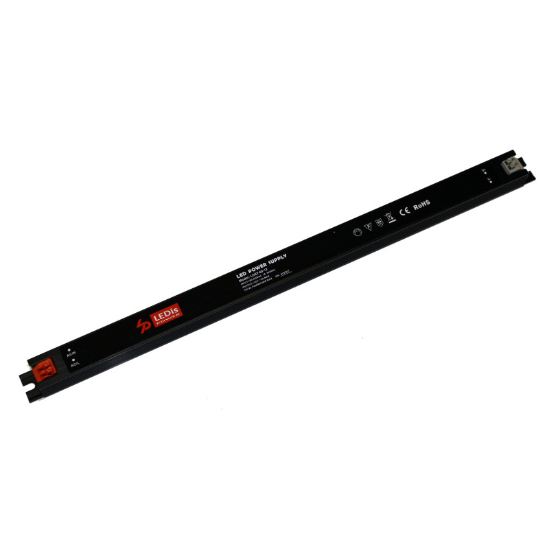 Ledis szuper keskeny (SLIM) sorkapcsos tápegység 12VDC 60Watt 5A IP20