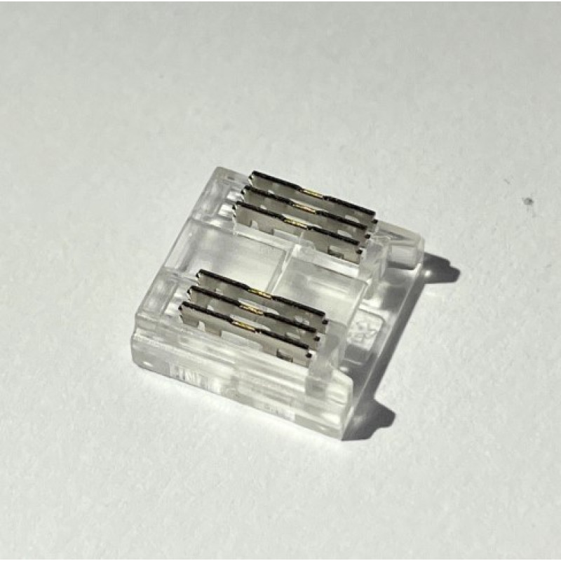 Forrasztásmentes toldó és csatlakozó RGB+CCT COB LED szalaghoz 12mm