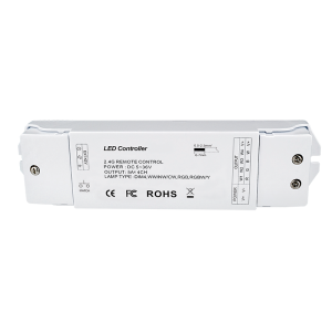 Elmark négy csatornás állandó feszültségű LED dimmer vezérlőegység, 4x180 W