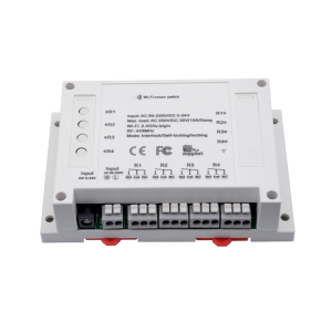 Elmark négy csatornás smart WIFI vezérlőegyseg, 4 x 10 A, 4 x 2200 W