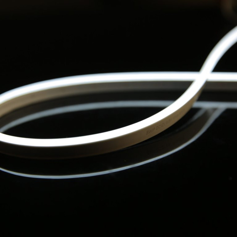 LED NEON FLEX Fehér végzáró (5x13mm) neon reklámokhoz