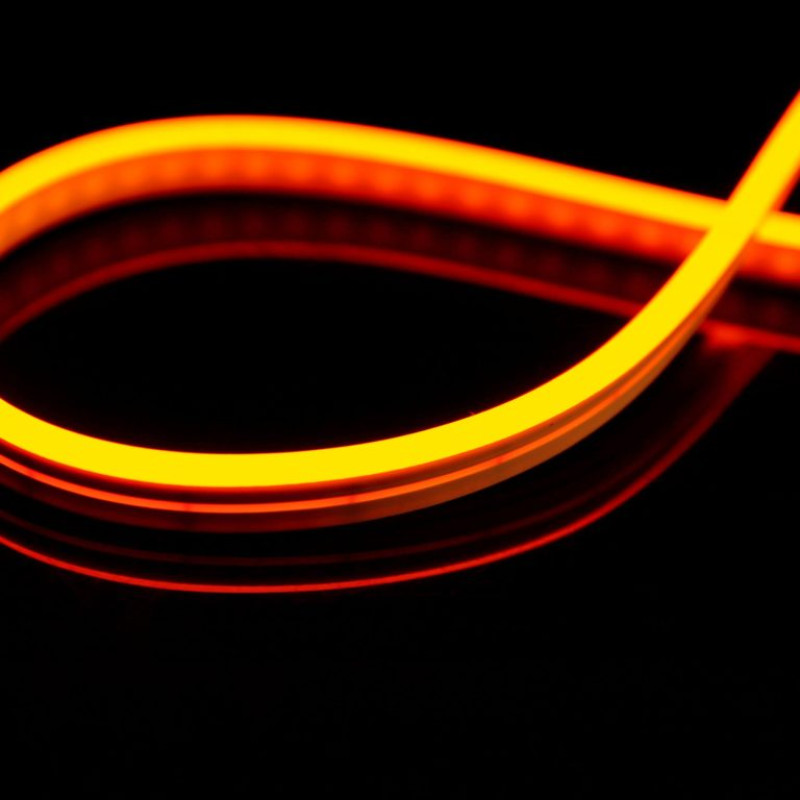 LED NEON FLEX Narancs végzáró (5x13mm) neon reklámokhoz