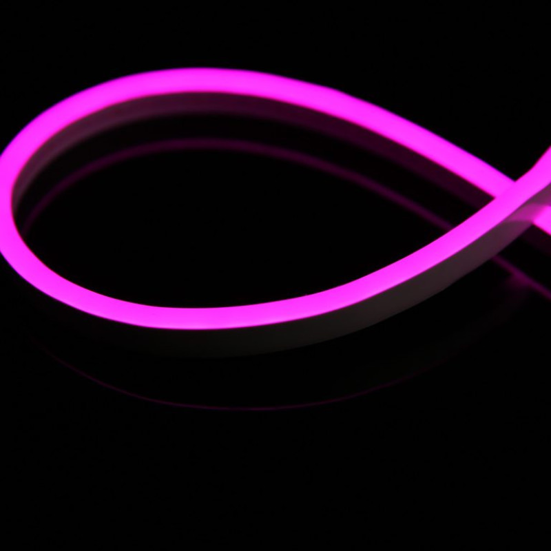 LED NEON FLEX Pink 12V 9,6W/M IP65 (5x13mm, Vághatóság: 10mm) neon reklámokhoz
