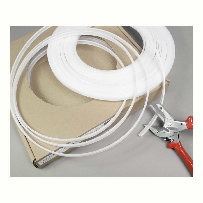 LED szalag profil fedél "C2" klikk méretre vágható 20 méteres tekercsben - Topmet