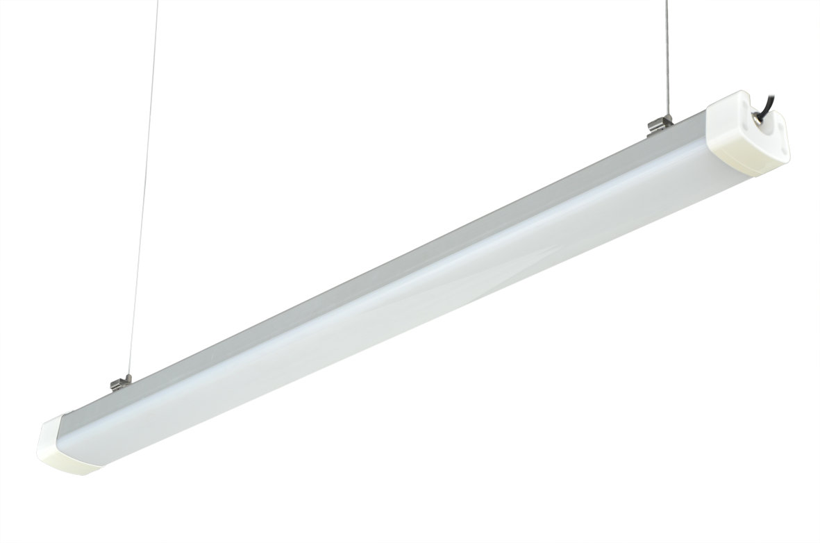 LED lámpatest , 60 W , 120 cm , IP65 , kompakt armatúra , meleg fehér