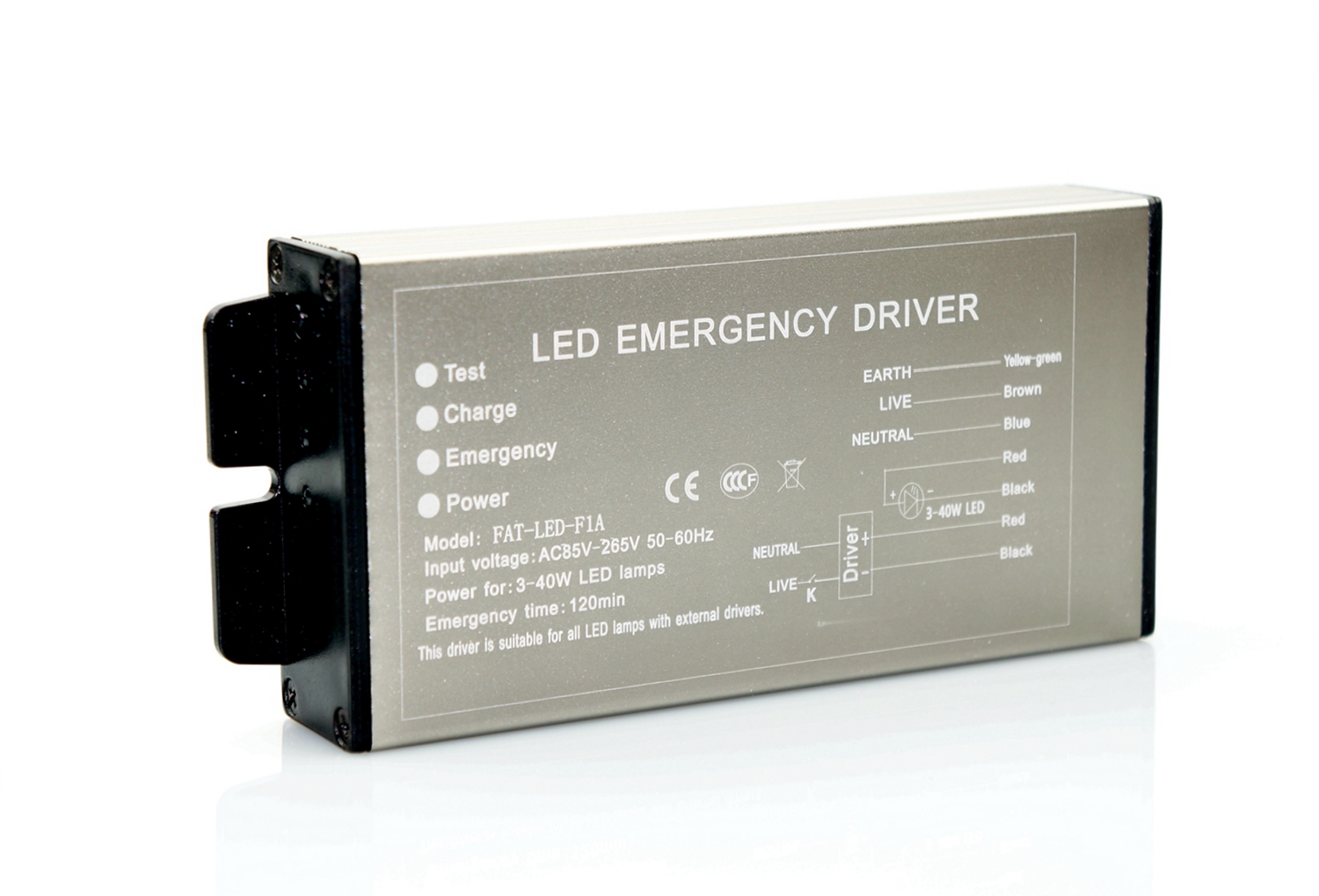 Vészvilágítás meghajtó, inverter LED panelekhez (3-40 Watt)