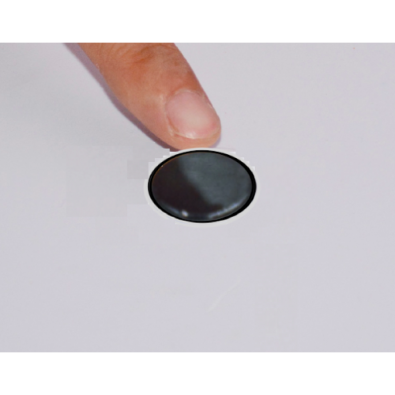 Bútorlapba süllyeszthető fekete kerek dimmer érintős 3A