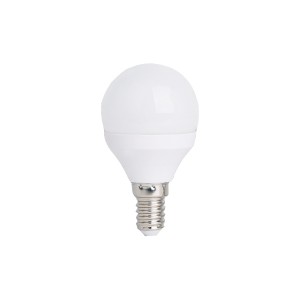 LED lámpa , égő , körte , E14 foglalat , 5,5 Watt , 180° , hideg fehér