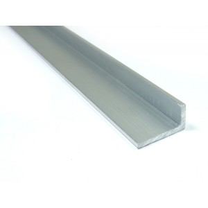 Aluminium L profil LED szalaghoz 20 mm x 10 mm, 2 méteres szál